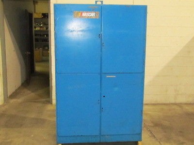   steel industrial storage locker 69X44X22 4 door 3 drawer 3 shelves