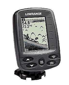 LOWRANCE X4 PRO FISHFINDER WITH 83/200KHZ SKIMMER Model 000 10229 001