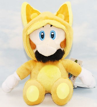 super mario bros fox kitsune luigi 7 soft plush doll toy
