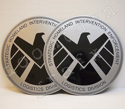 THE AVENGERS (S.H.I.E.L.D.)   2 MAGNETIC CAR DOOR SIGNS Movie