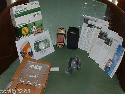 Magellan eXplorist 210 GPS Receiver with accessories   World Ship   L 