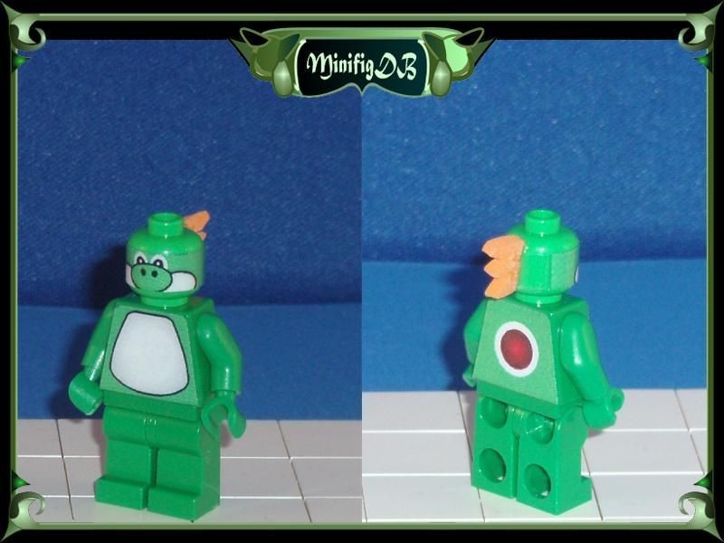 Custom LEGO Super Mario game figure Yoshi #101E