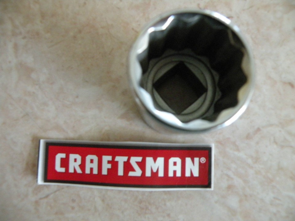 NEW CRAFTSMAN 1/2 Drive Dr METRIC mm SOCKET 12 pt Point Wrench 