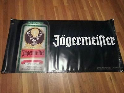 JAGER JAGERMEISTER 2.5x5 HORIZONTAL BANNER BOTTLE & LOGO FREE 