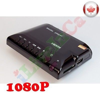 HDMI MEDIA PLAYER 1080 1080P HDD RM RMVB DIVX AVI MKV USB 2.0 SD MPEG 