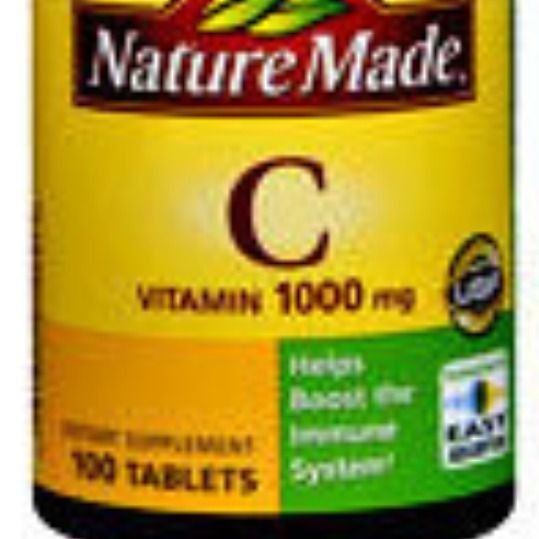 Bottles NATURE MADE 1000mg VITAMIN C 100 TABLETS Total IMMUNE HEALTH