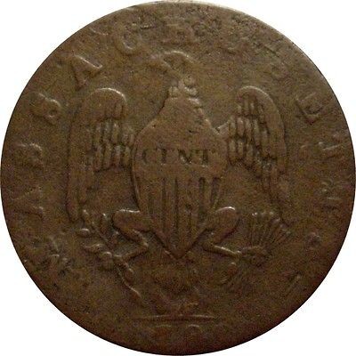 1788 Massachusetts Cent  Nice Attractive Coin