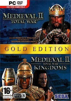 MEDIEVAL II TOTAL WAR & KINGDOMS (2 PC GAMES) ^^SEALED/NEW^^
