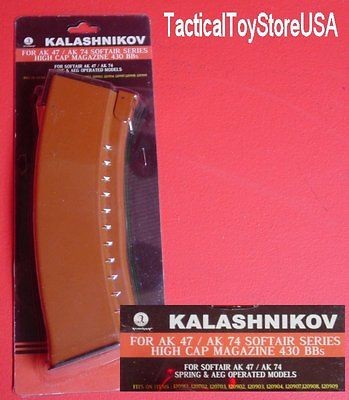 acc Airsoft CYMA 430Rd AK47 BAKELITE Hi Cap MAGAZINE AKM AK74U 