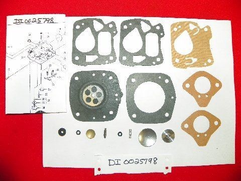 Walbro MAC Carburetor Repair Kit McCulloch Kart MC49C MAC250 MAC550 