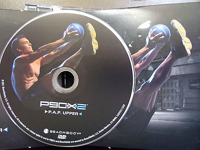 P90X2 X2 P.A.P UPPER Beachbody Tony Horton Workout dvd 1 disc only