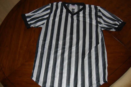 Adult Basketball Referee Officials V Neck Mesh Jerseys