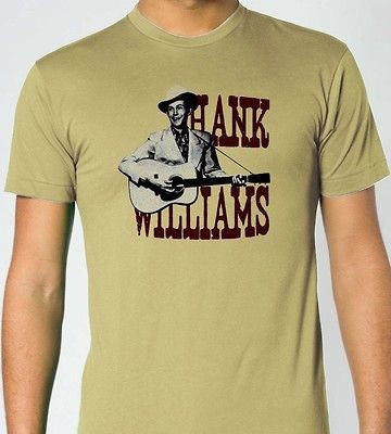 HANK WILLIAMS JOHNNY CASH Country Music Blues T Shirt Large