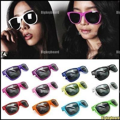   Fashion Womens Mens Wayfarer Vintage Retro Trendy Cool Sunglasses