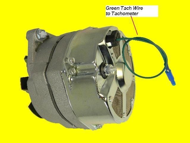   Delco Marine Alternator Mercruiser 1 Wire with Tachometer TACH Wire