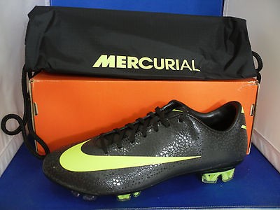 Nike Mercurial Vapor VII 7 FG Safari SZ US 11.5 BLACK VOLT ( 441976 