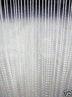 Beaded Curtains Faux Metal Balls Crystal Hanging Beads for wedding 