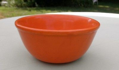 VINTAGE OXFORD WARE U.S.A. ORANGE SMALL 5 MIXING BOWL