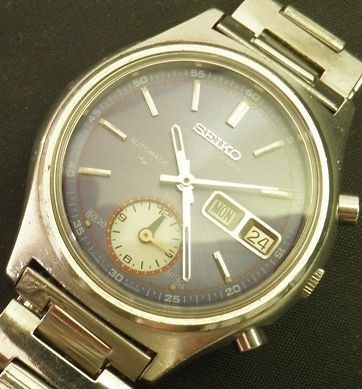   SEIKO Chrono 7016 8001 Auto Rare Model in Good Cond&Working Order