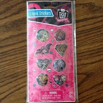   MONSTER HIGH STICKERS ~ Girl Power Birthday Party Supplies FAVORS