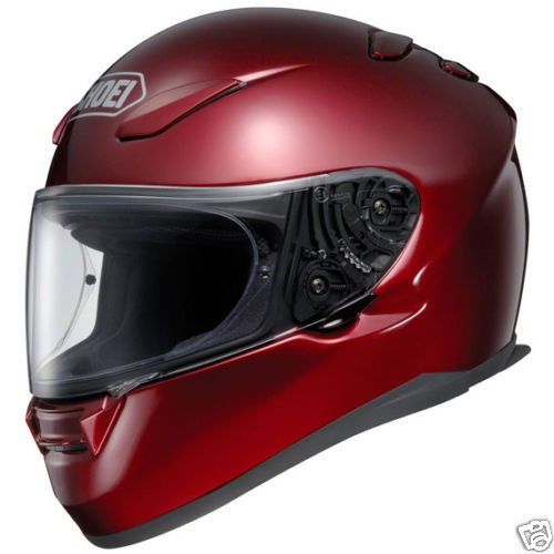 SHOEI XR1100 MOTORCYCLE HONDA PAN HELMET WINE RED SMALL