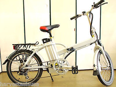 20 FOLDABLE ELECTRIC BIKE W/ PEDAL ASSIST, 36V, 6 SPEED SHIMANO USA 