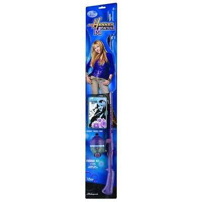 New Shakespeare Hannah Montana Fishing Rod and Reel Kit w Tackle Box 