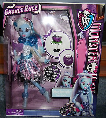 Monster High Ghouls Rule ABBEY BOMINABLE Doll New In Box  