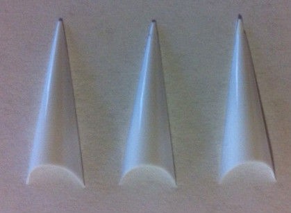 Organic Nails Art Tips Nail Acrylic PUNTA LANZA arrowhead pointy 