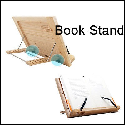 wood book stand reading stand book holder Portable Bookstand