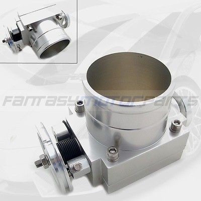 UNIVERSAL 70MM ALUMINUM THROTTLE BODY CNC INTAKE SILVER (Fits Beetle)