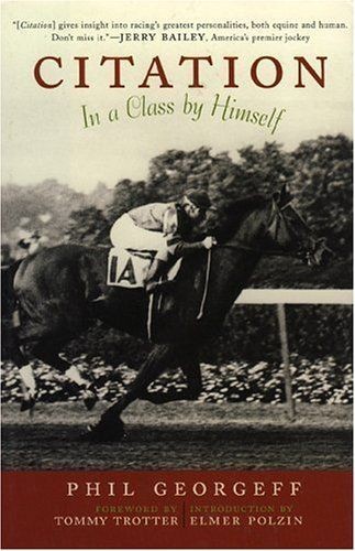    In A Class By Himself   Horse Racing   New Hardcover, Dust jacket