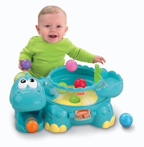 Fisher Price Go Baby Go Poppity Pop Musical Dino BRAND NEW