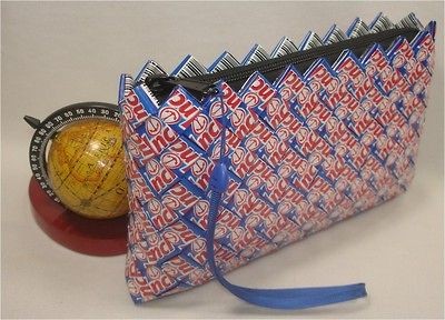 Candy Wrapper COSMETIC Makeup Purse   Anchors Away