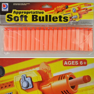   shooting Soft Bullets AMMO For Blaster Nerf Vortex Gun N STRIKE #6745