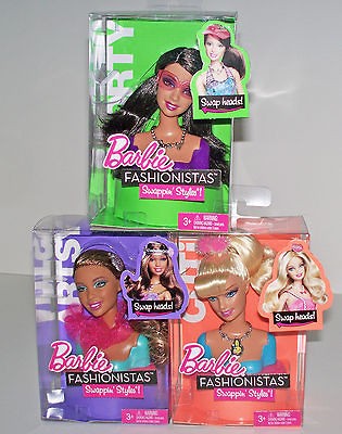 Barbie ARTSY Doll FASHIONISTAS SWAPPIN STYLES HEADS Wave1 ADULT 