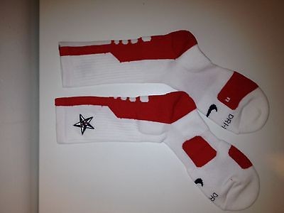 nike elite basketball socks red in Socks