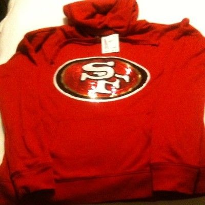 San Francisco 49ers Bling hoodie S Victorias Secret Pink 2012 NWT