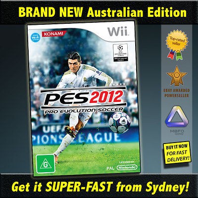 PES 2012 game for Wii (NEW) Nintendo Pro Evolution Soccer 12 UEFA 