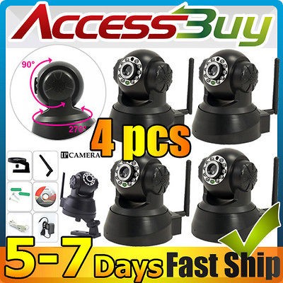 2x Bundle Wireless IP Camera IR Night Vision Network Security Pan/Tilt 