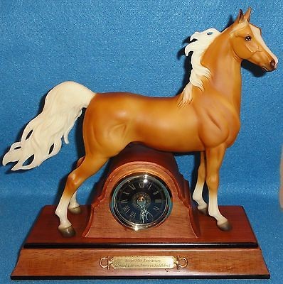 BREYER SADDLEBRED MANTELPIECE CLOCK #571 FROM SHERYL LEISURE 