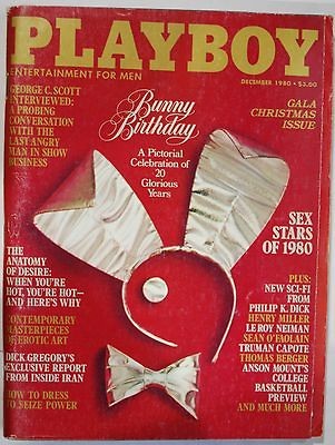 Playboy December 1980 Terri Welles Linda Kerridge Bradley Bunny Good 