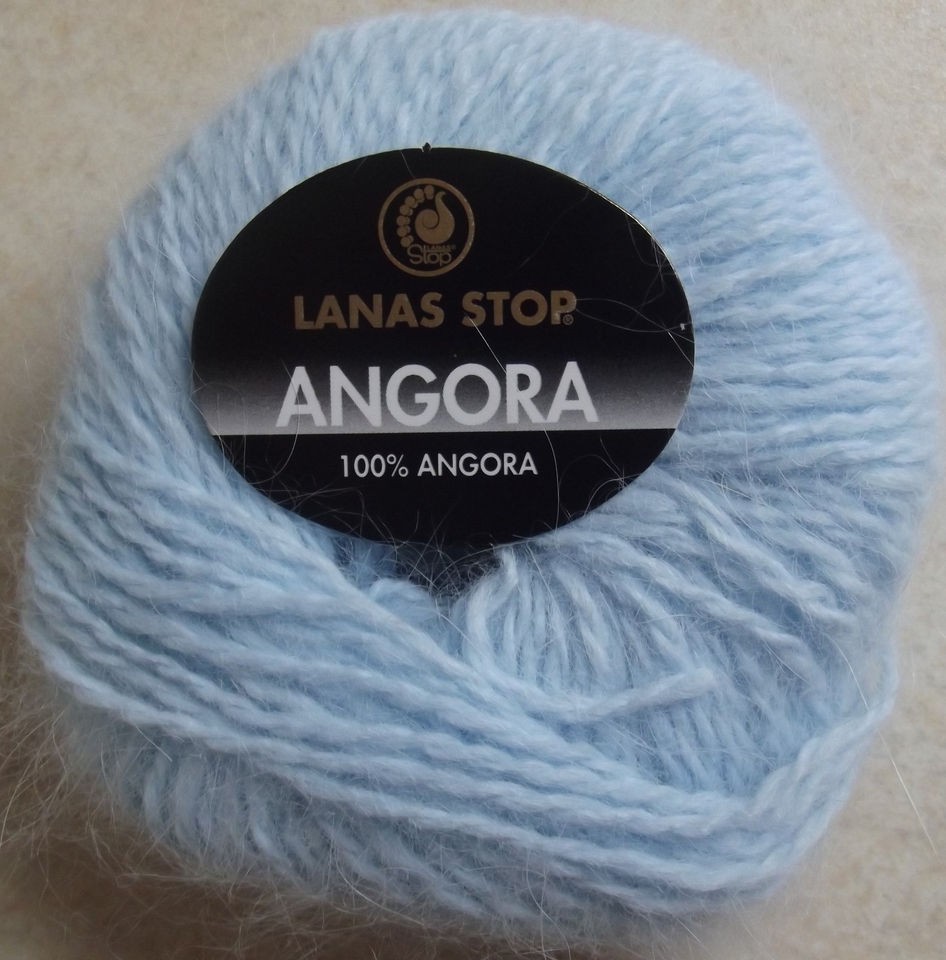 Lanas Stop Angora 100% PURE ANGORA 7 shades 10g balls