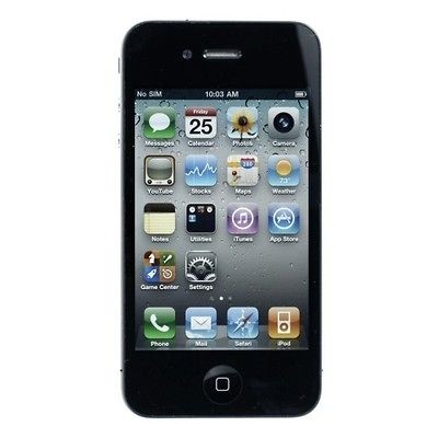 Verizon Apple iPhone 4 16GB No Contract 3G CDMA WiFi 5MP Camera Used 