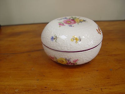 Antique Meissen Porcelain Dresser Jewelry Box