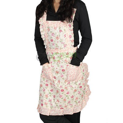   Pattern Pocket Lace Craft/Commerci​al Restaurant Kit Chen Aprons