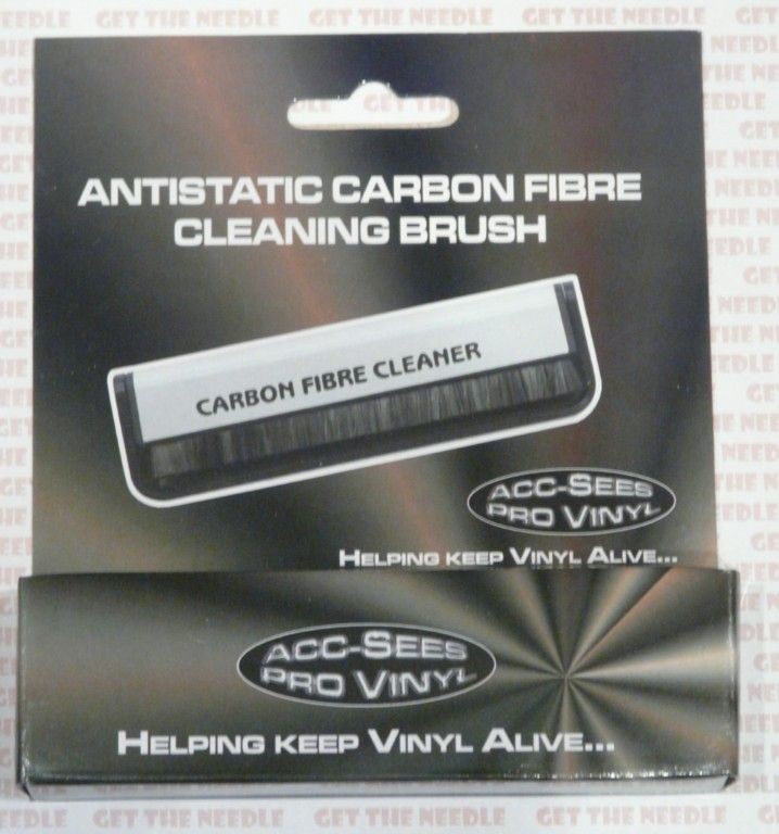 Acc Sees Carbon Fibre Fiber Anti static Vinyl Record Cleaner Brush