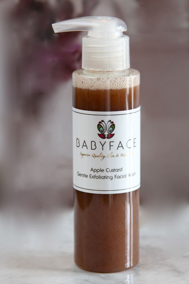 BABYFACE APPLE CUSTARD EXFOLIATING MARINE FACE WASH