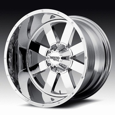   METAL 962 CHROME W/ NITTO 285 65 18 TRAIL GRAPPLER TIRES RIMS WHEELS