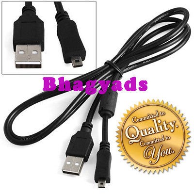 USB Data Cable for Nikon UC E6 Coolpix S3100 S4100 D5100 D5000 S2500 